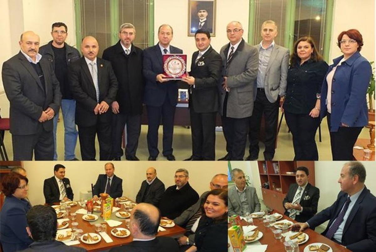 TÜMKASDER, Çorlu Kent Konseyi Başkanı Ramadan Cesur\'u Ziyaret Etti