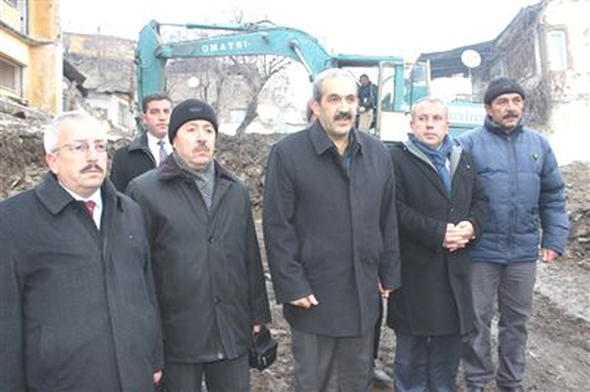 Ürgüp, Kale Çevresindeki Çalışmaları İnceledi