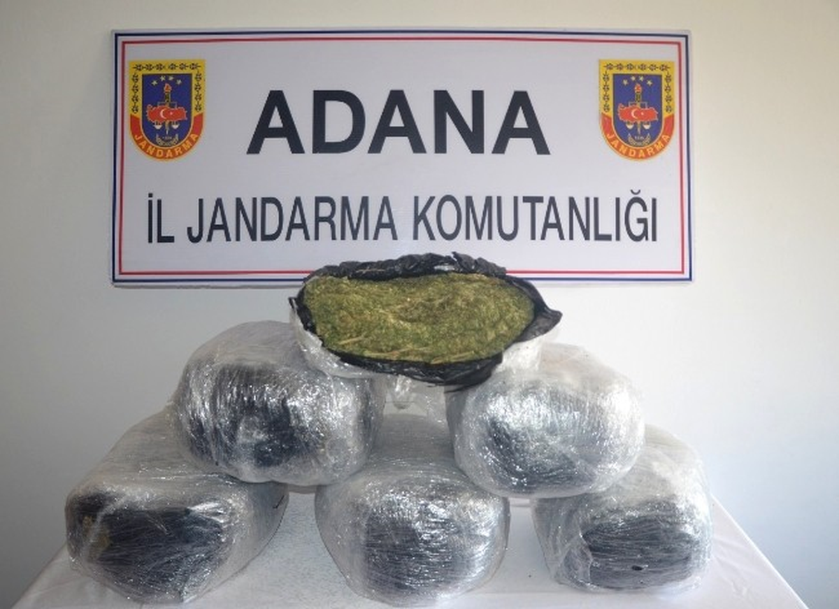 Adana\'daki Şüpheli Araçtan 30 Kilo Esrar Çıktı