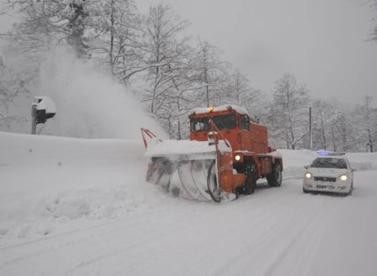 Artvin'deki Kar Yağışı