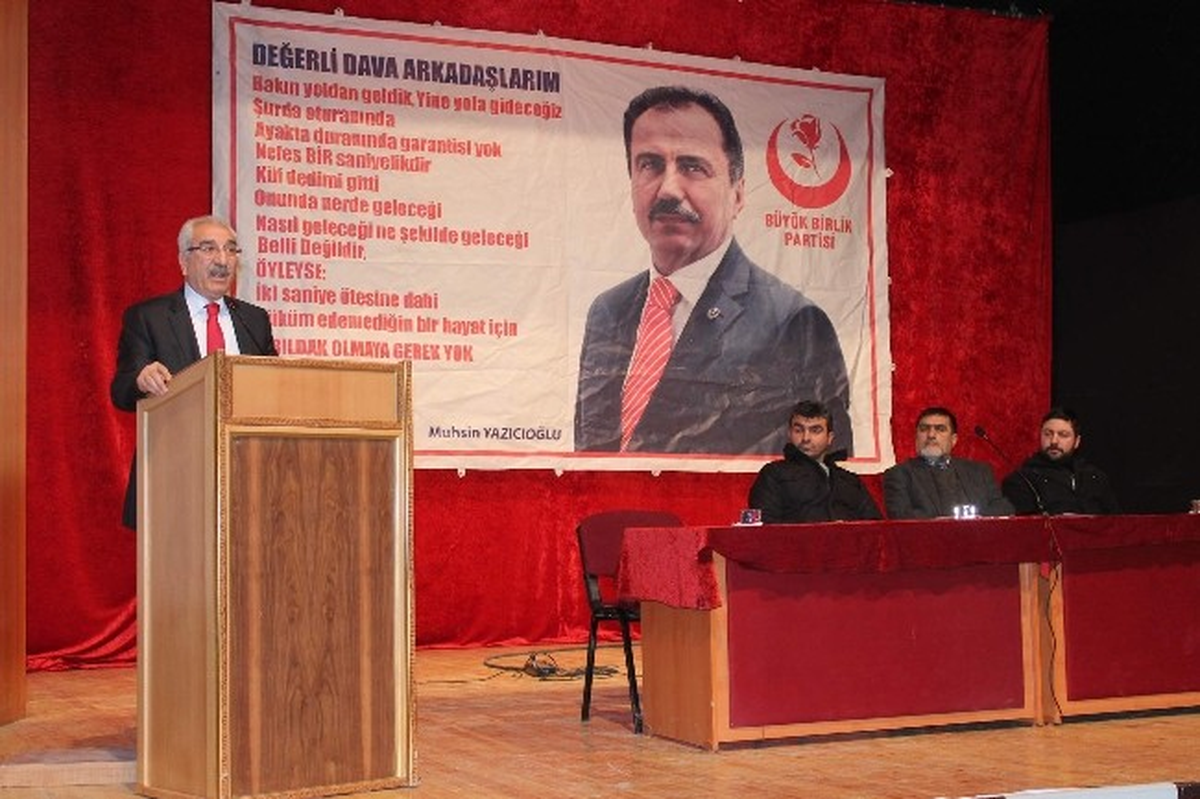 Büyük Birlik Partisi İl Kongresini Gerçekleştirdi