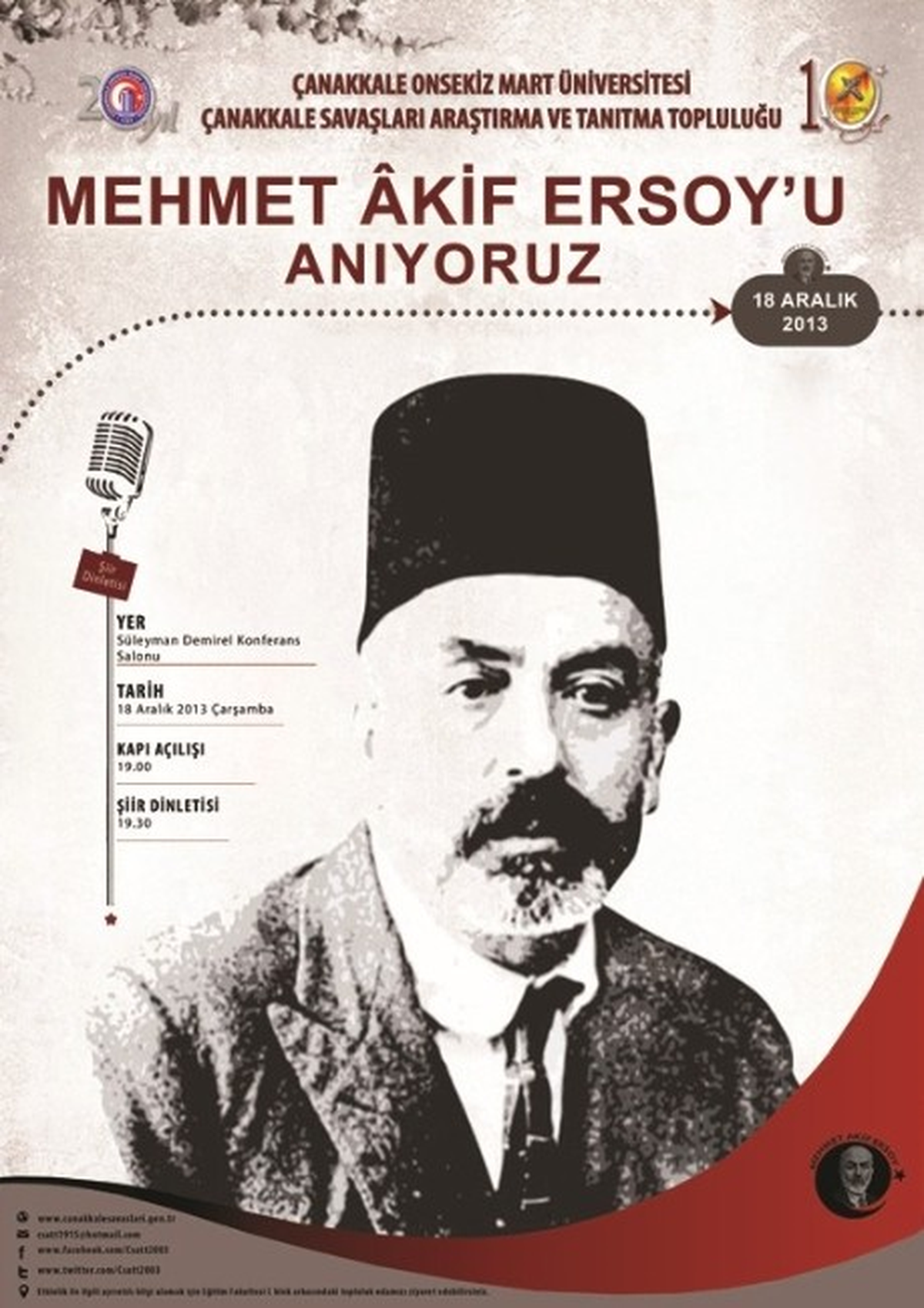 Çsatt Mehmet Akif\'i Anacak