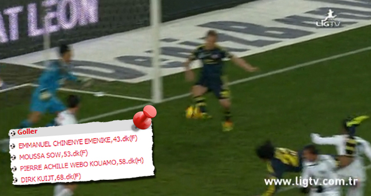 Gol Kuyt\'a mı Alves\'e mi Yazıldı?