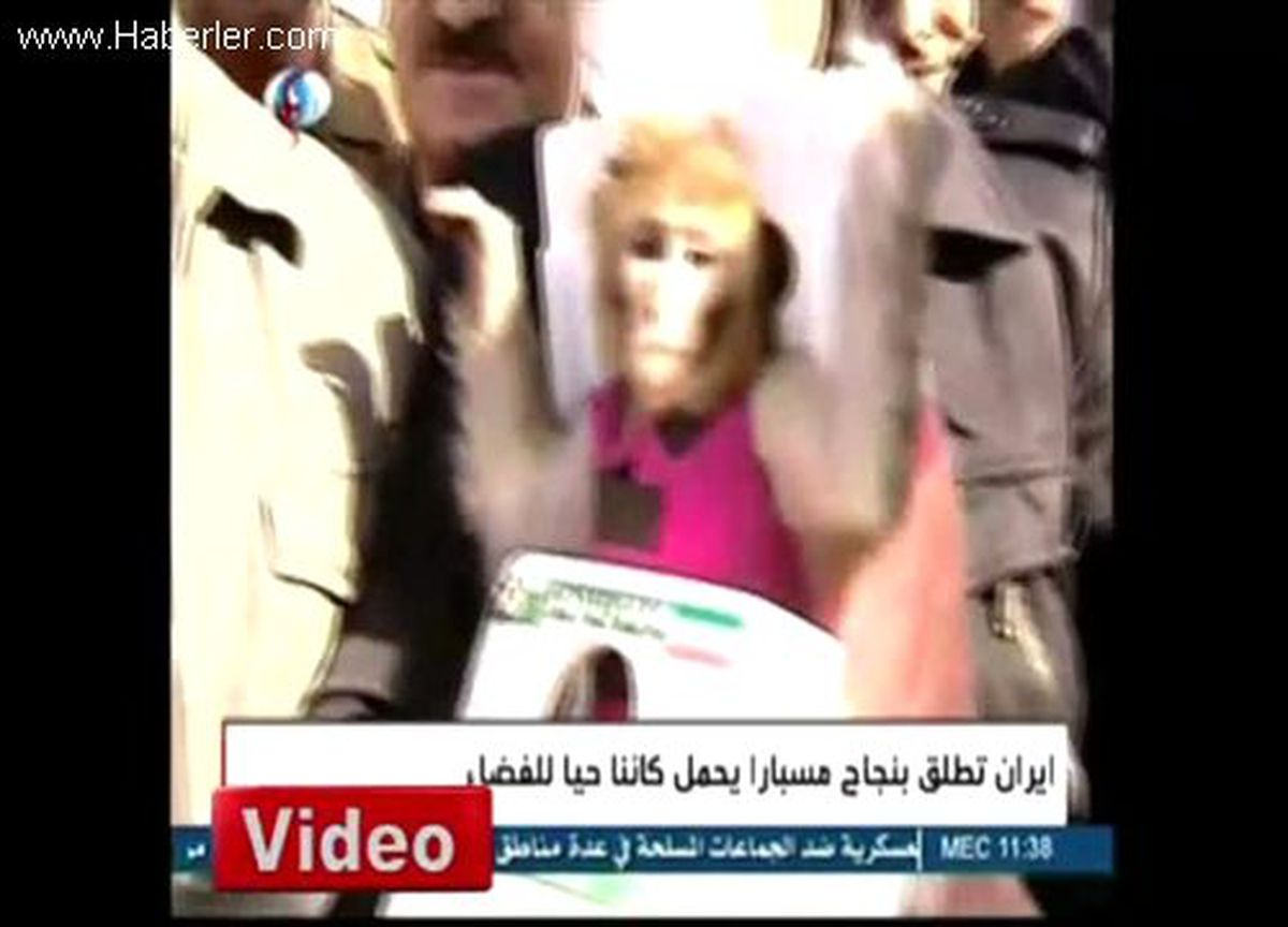 İran, Uzaya İkinci Kez Maymun Gönderdi