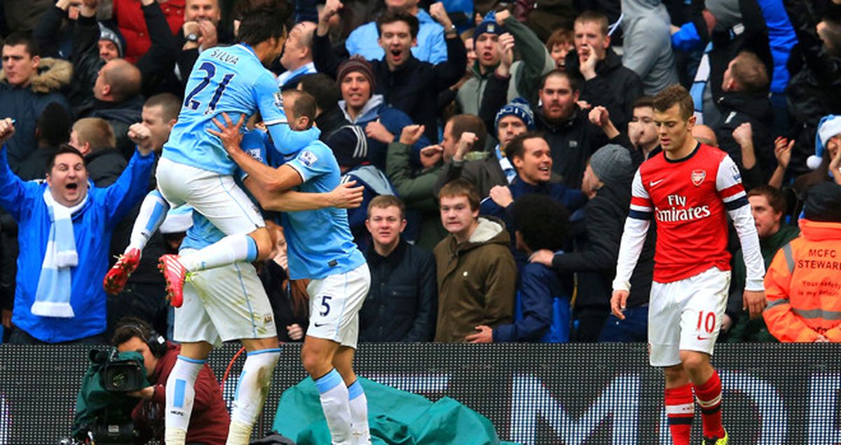 Manchester City\'den Arsenal\'e Yarım Düzine Gol: 6-3