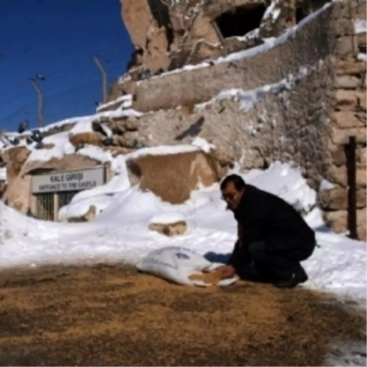 Nevşehir\'de Doğaya Yem Bırakıldı