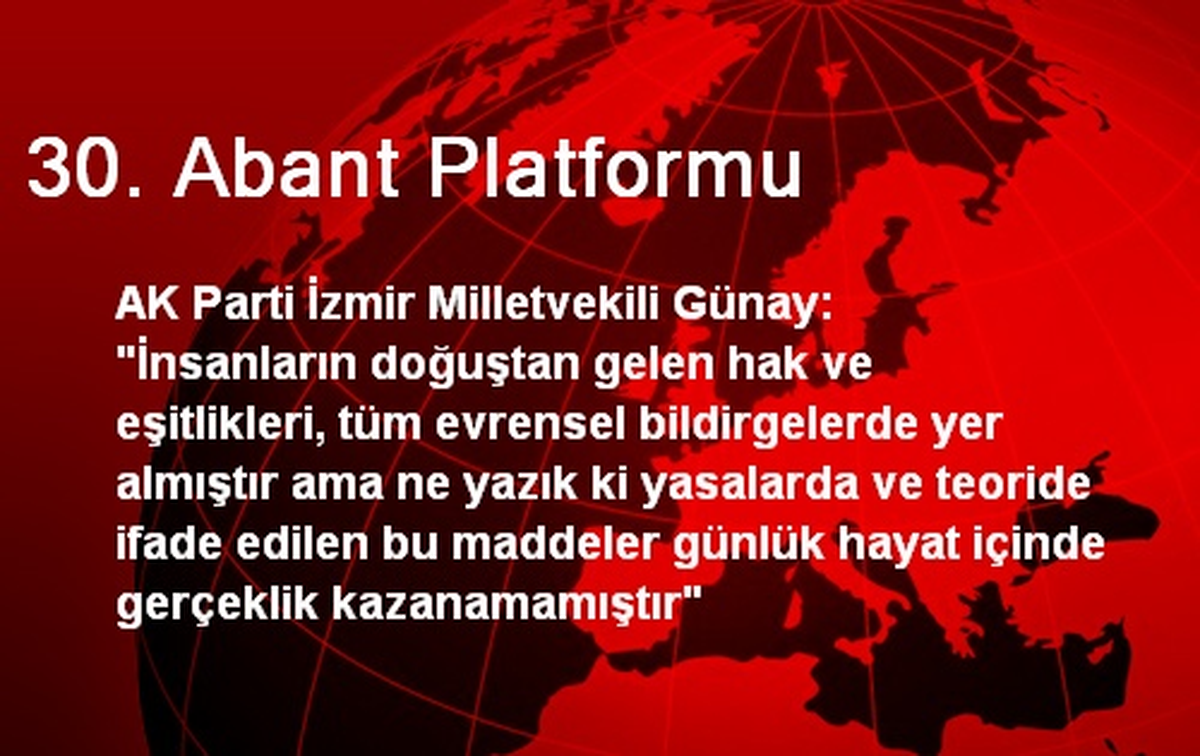 30. Abant Platformu