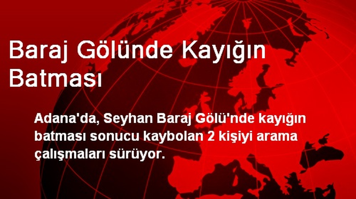 Baraj Gölünde Kayığın Batması