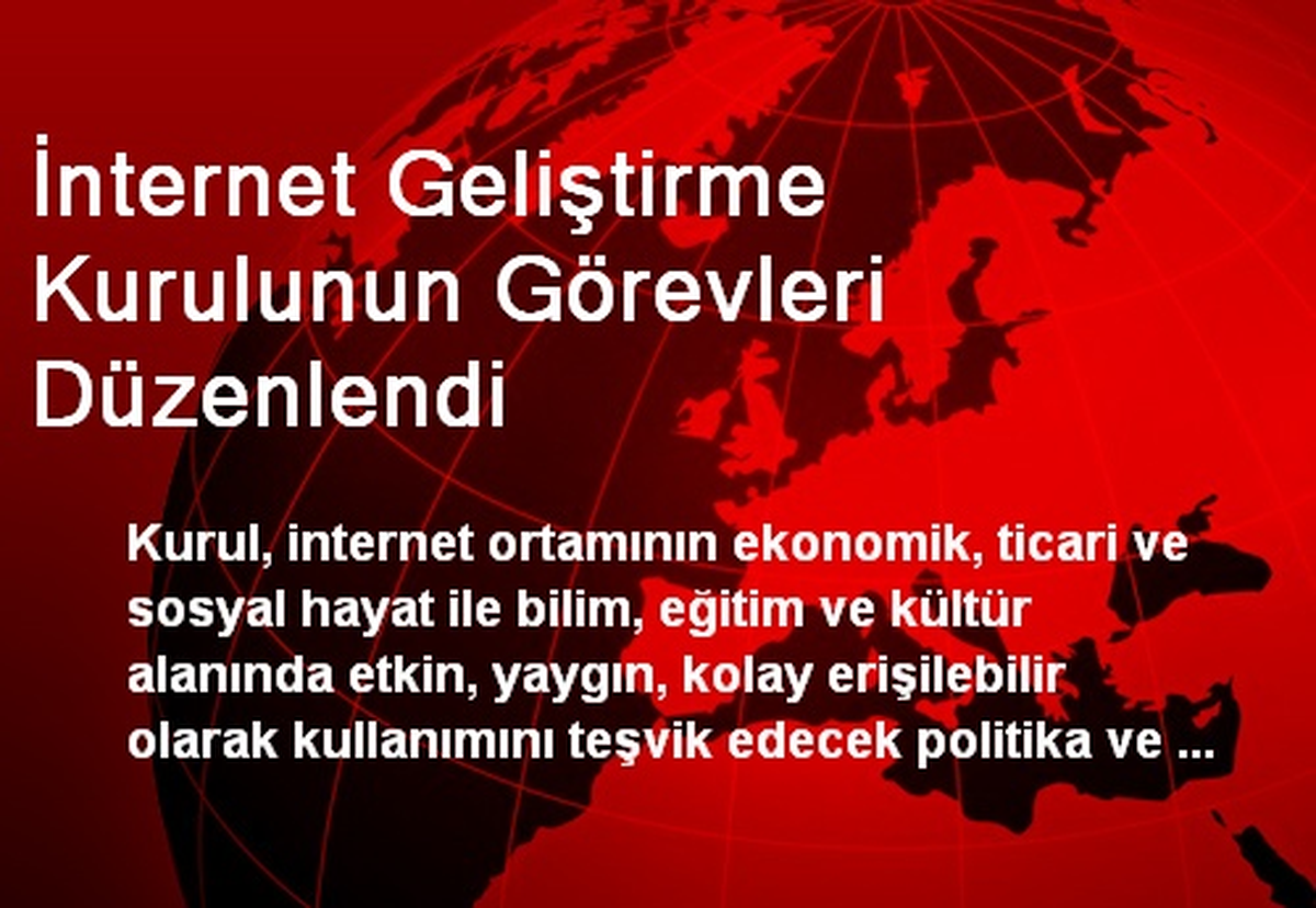 İnternet Geliştirme Kurulu, Stratejilerini Yeniliyor