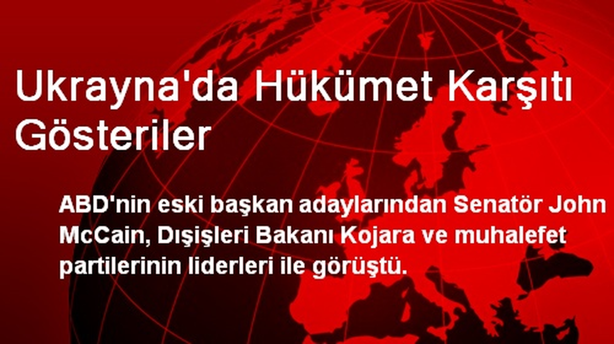 ABD\'de Senatör McCain Ukrayna Dışişleri Bakanı İle Görüştü