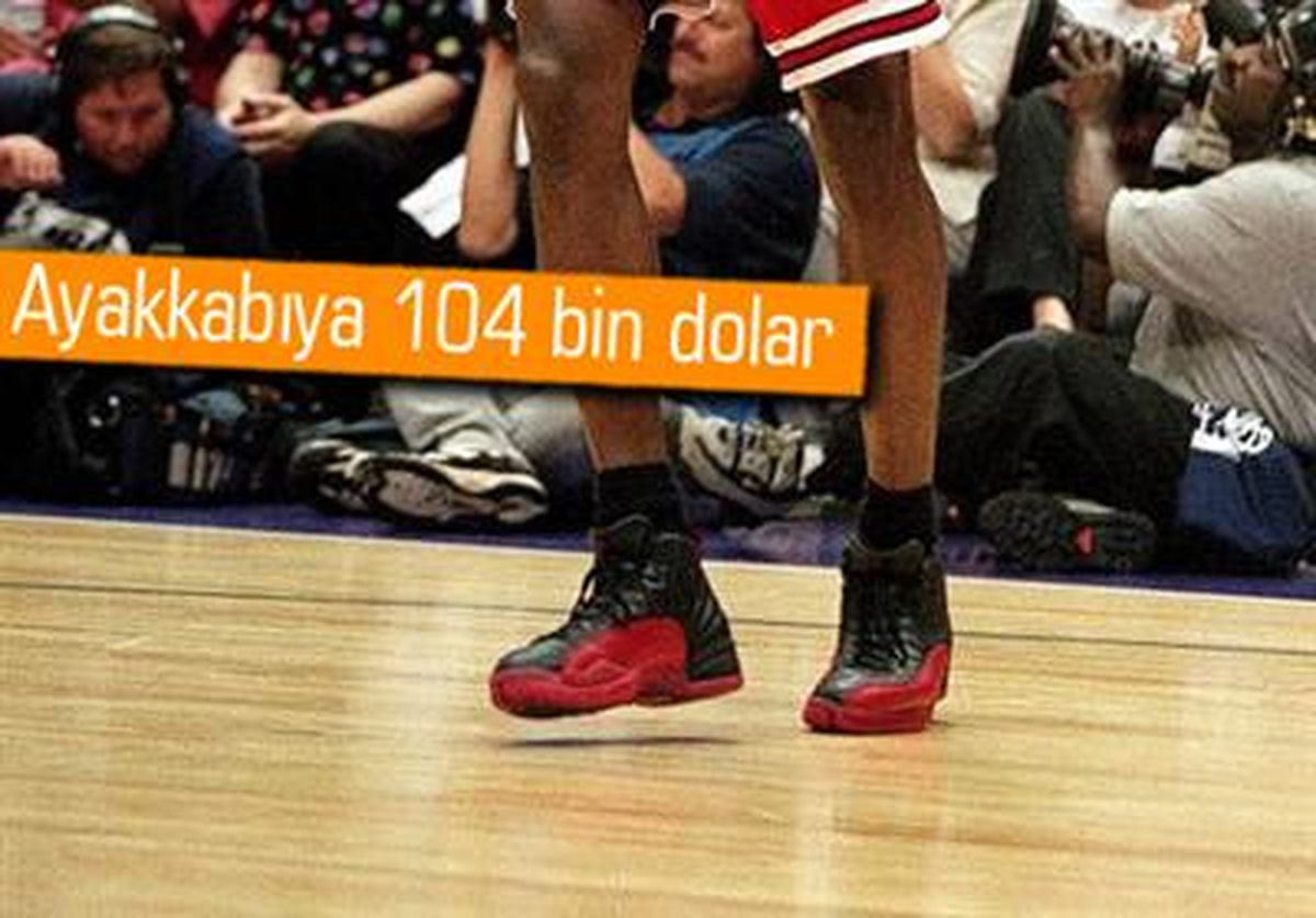 Jordan\'ın Ayakkabısı 104 Bin 765 Dolara Satıldı