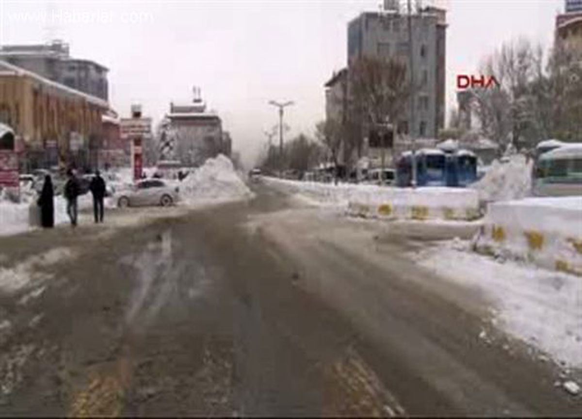 Muş\'ta Kar Çilesi