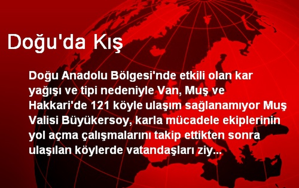Doğu\'da Kış