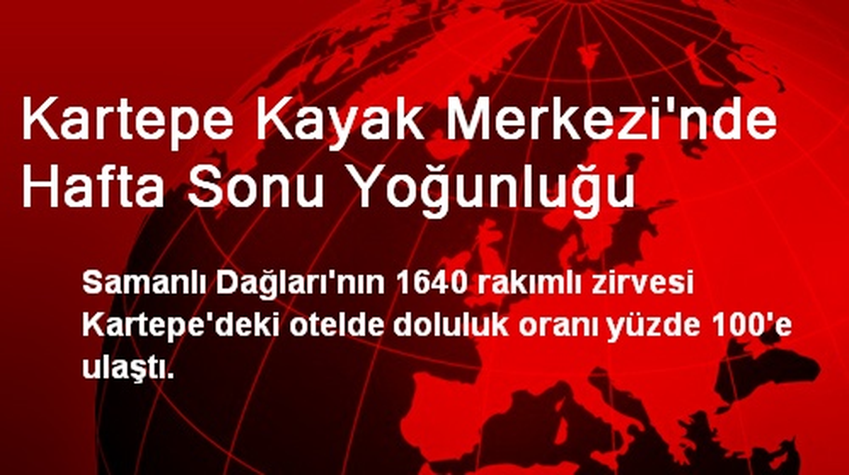 Kartepe Kayak Merkezi\'nde Hafta Sonu Yoğunluğu