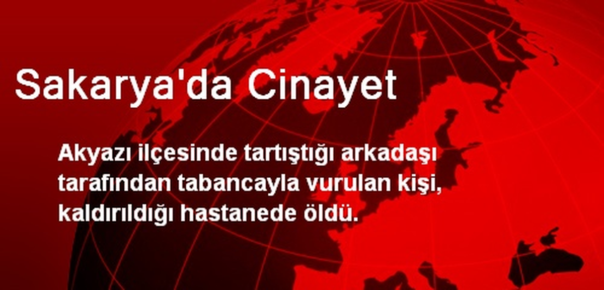 Sakarya\'da Cinayet
