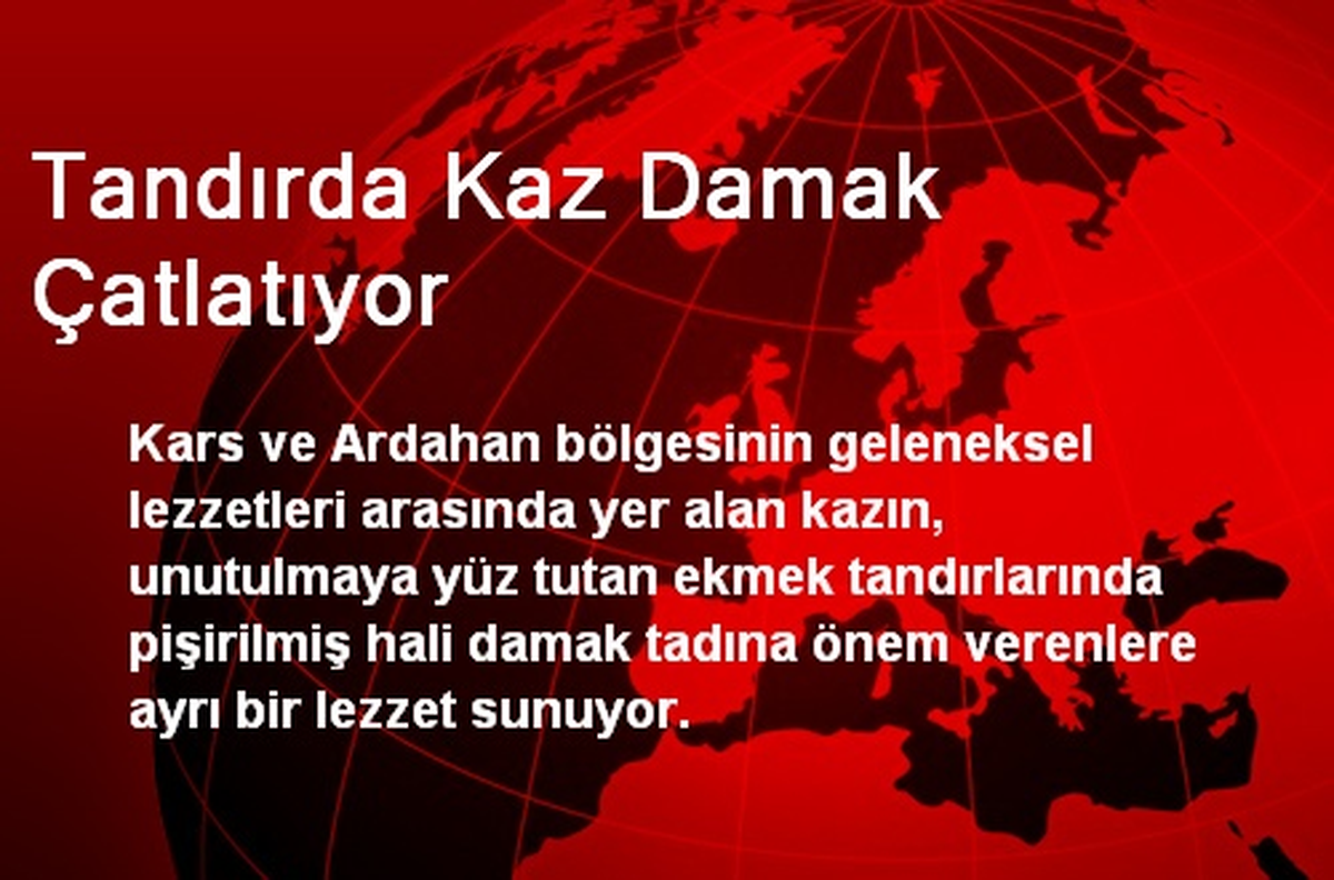Tandırda Kaz Damak Çatlatıyor