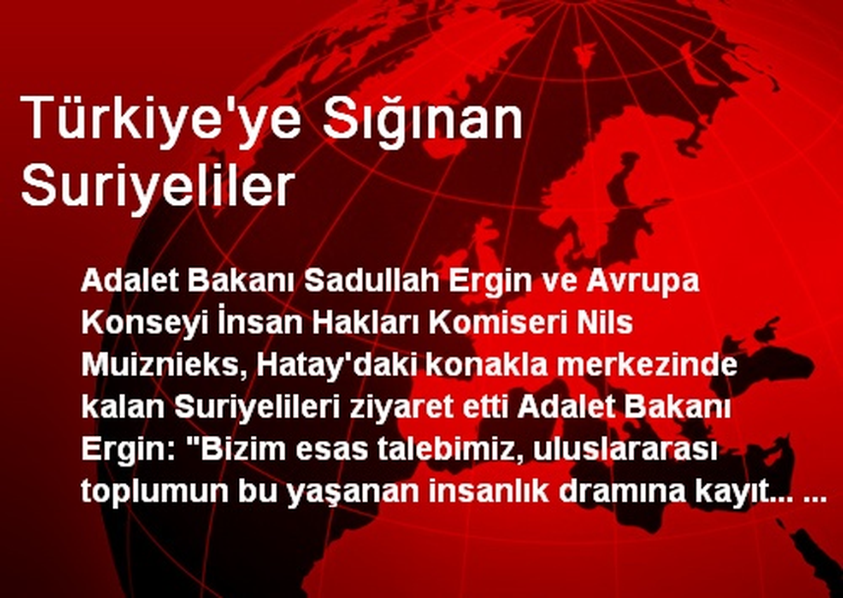 Türkiye\'ye Sığınan Suriyeliler