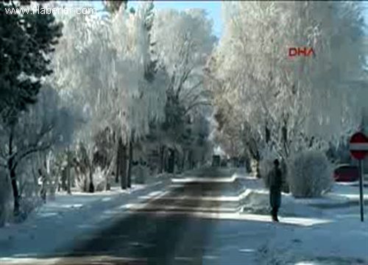 Soğuk Hava Erzurum\'u Stüdyoya Çevirdi