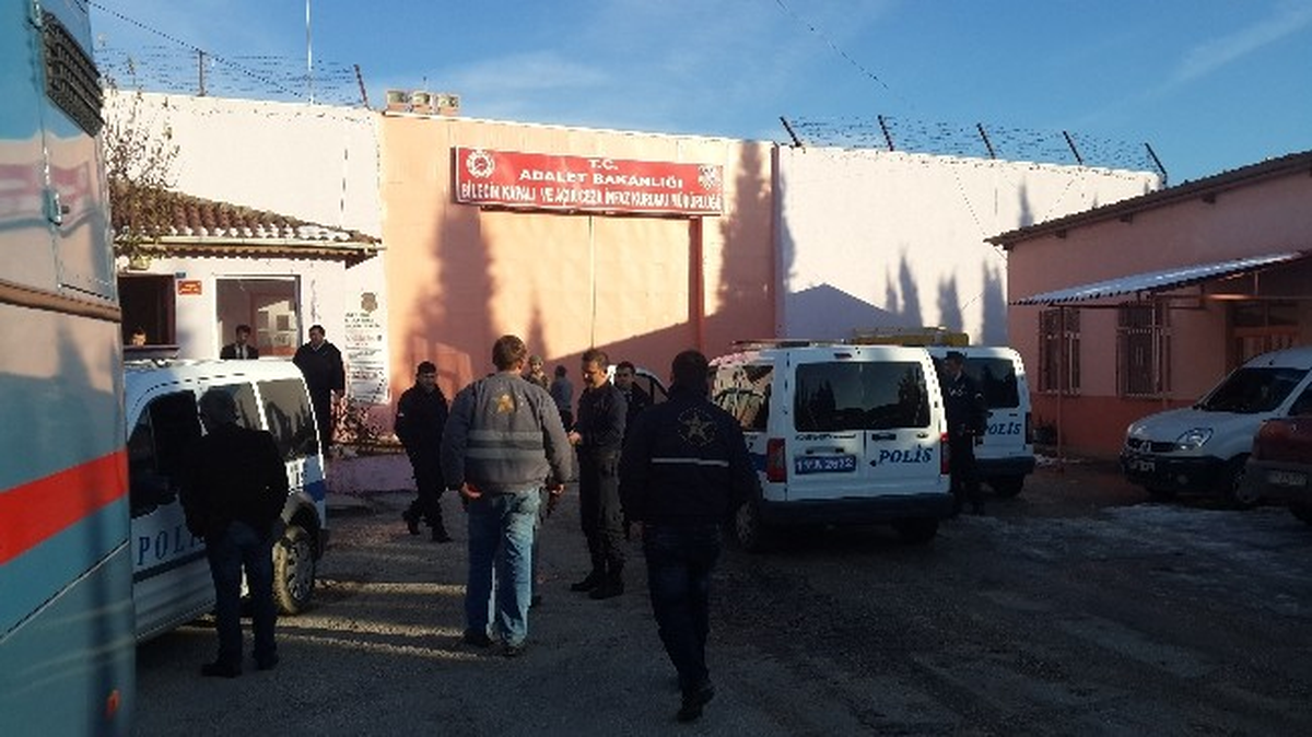 Bilecik M Tipi Kapalı Cezaevi\'nde Yangın Tatbikatı