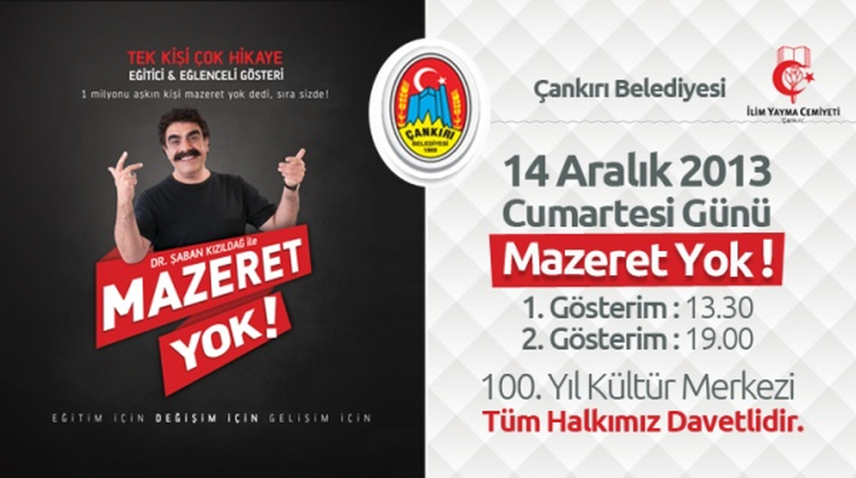 Çankırı\'da "Mazeret Yok" Konulu Panel
