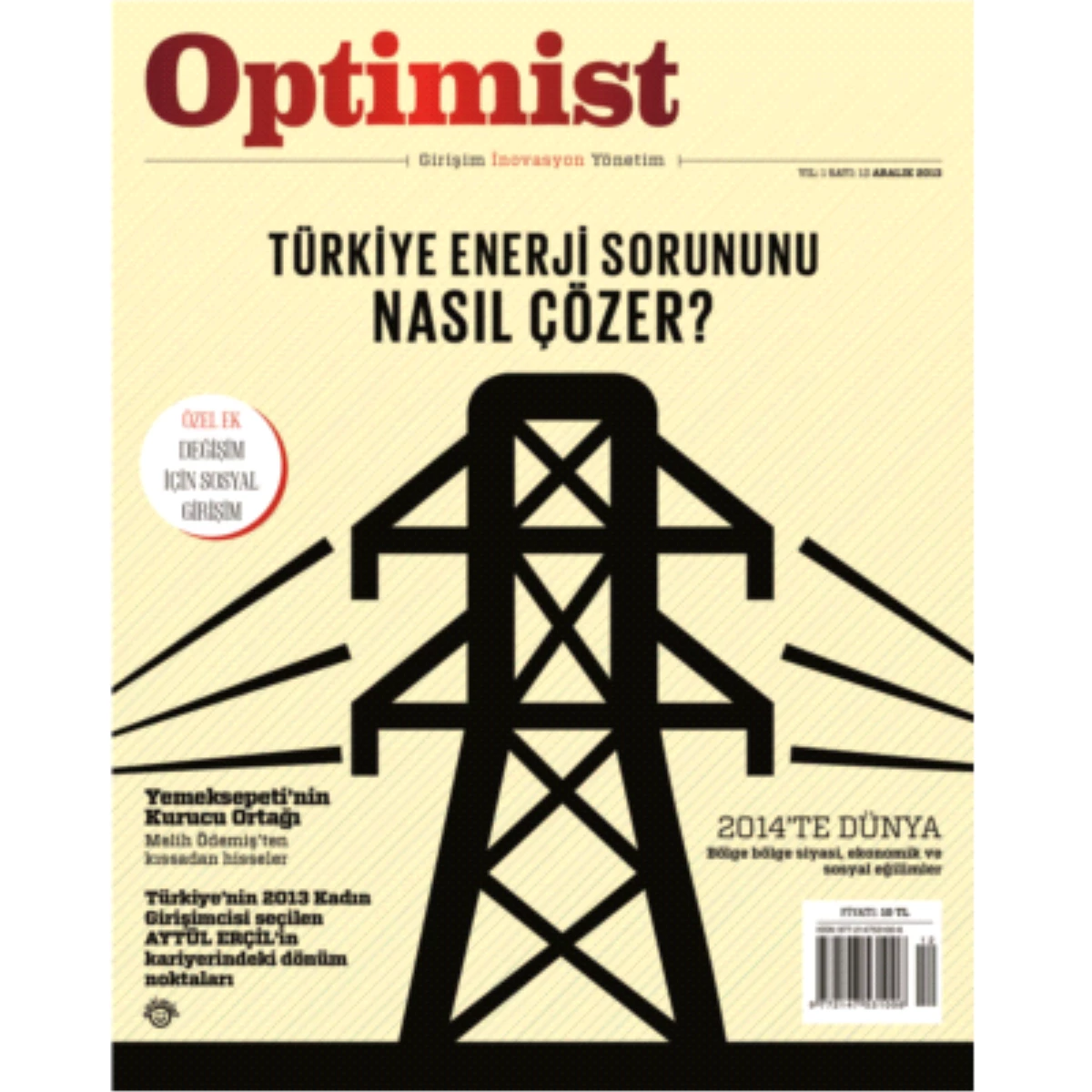 Girişim, İnovasyon ve Yönetim Dergisi Optimist\'in Aralık Sayısı Çıktı
