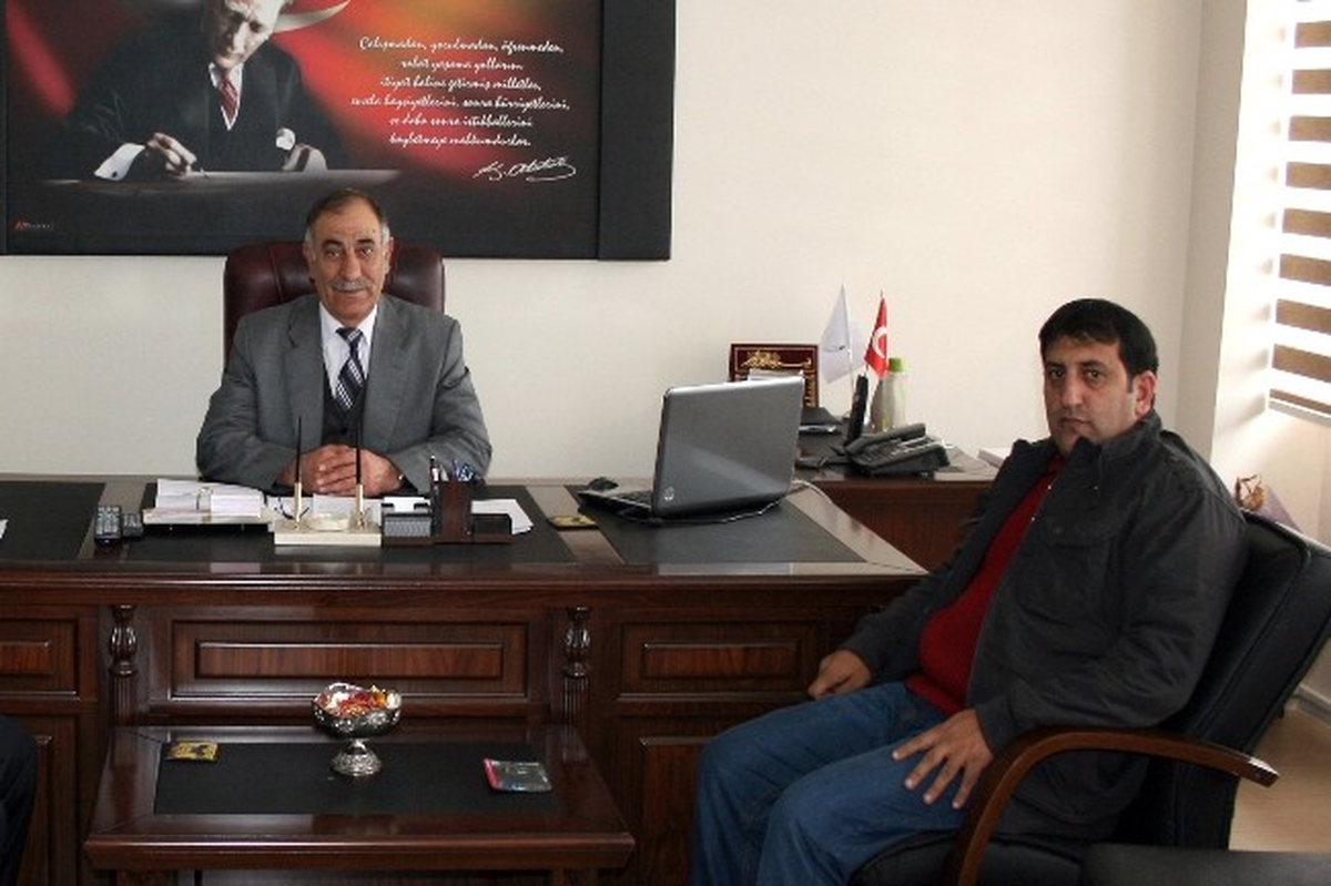 İha Pasinler Temsilcisi Çankaya\'dan Müftü Bulut\'a Ziyaret