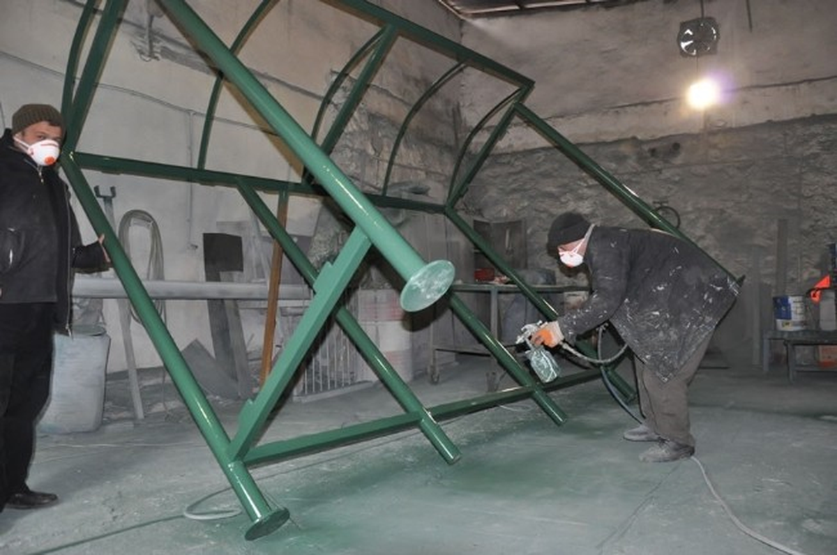 Karabük Belediye Santiyesi Fabrika Gibi Çalışıyor