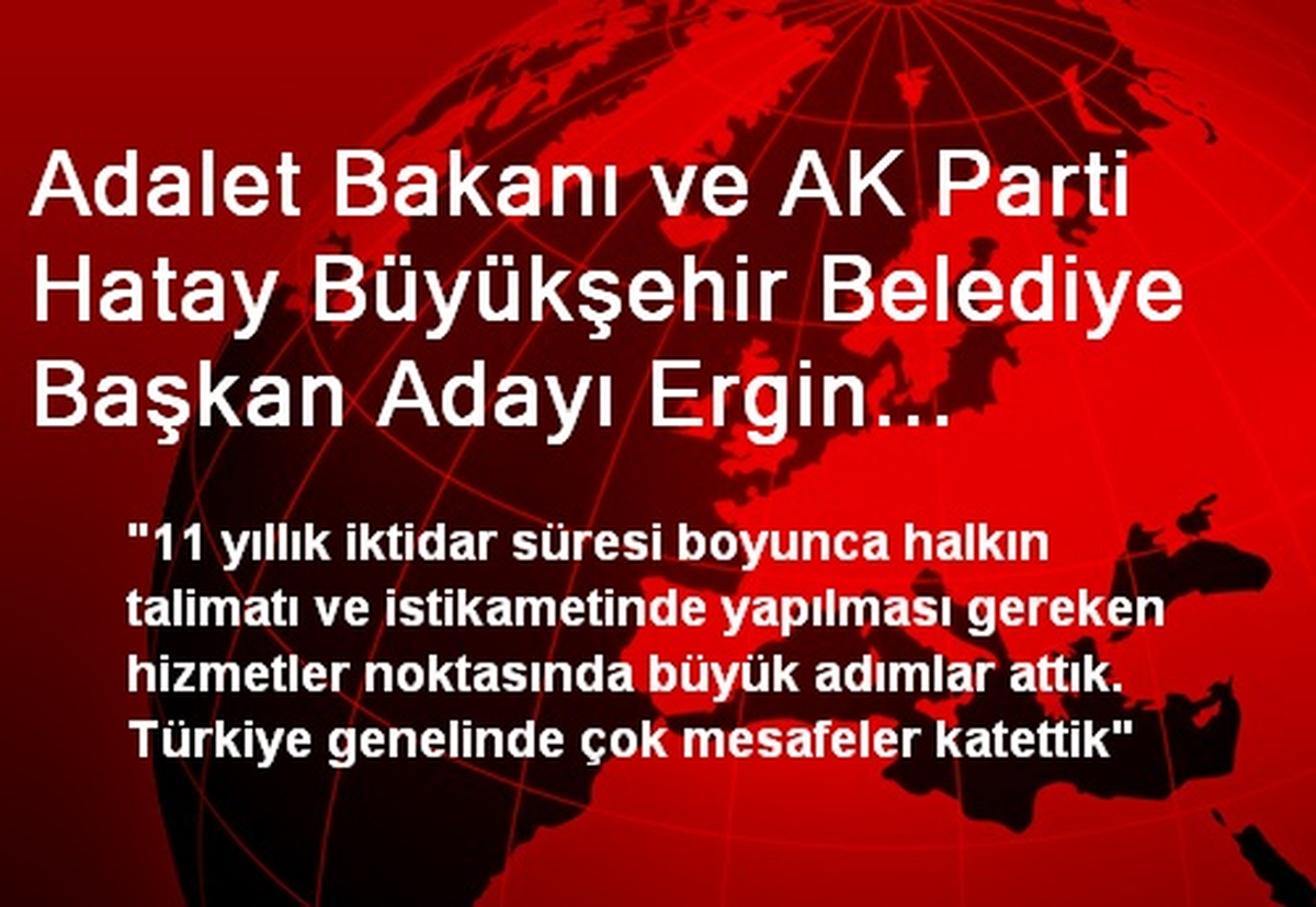Bakan Ergin: Türkiye Genelinde Çok Mesafeler Katettik