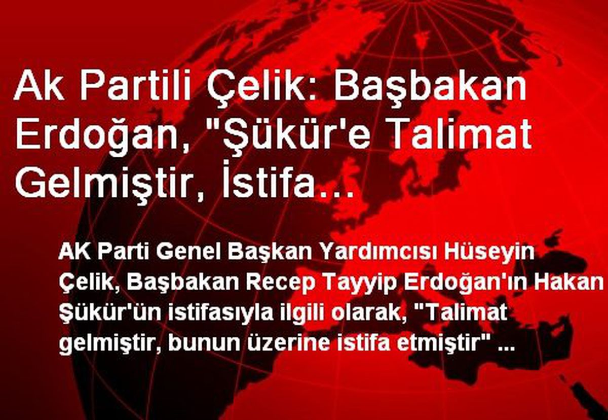 "Başbakanın Böyle Bir Değerlendirmesi Olmadı"