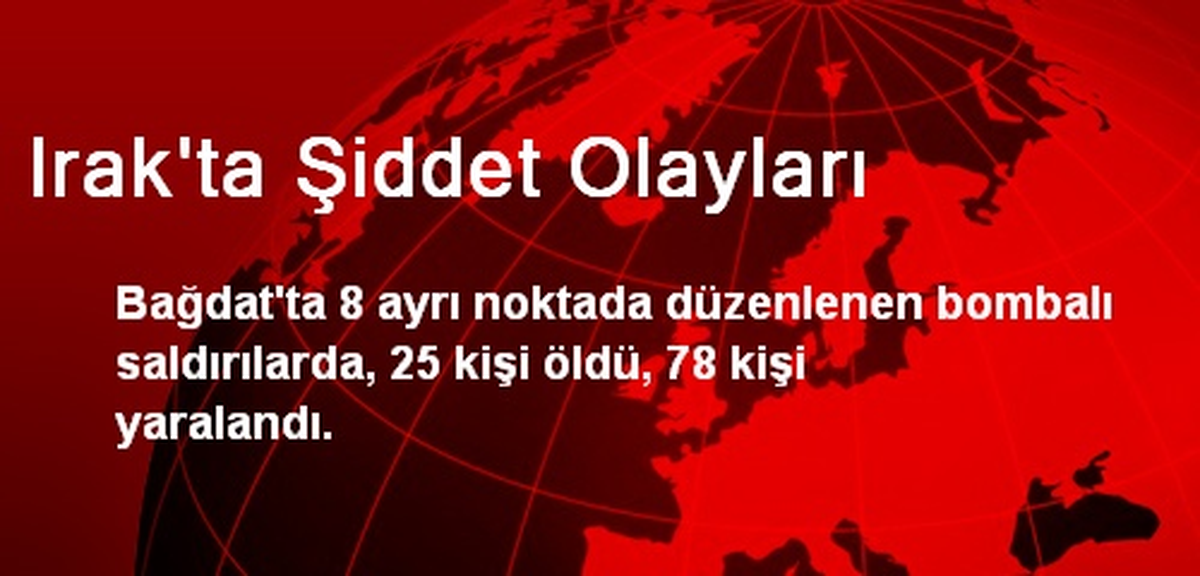 Irak\'ta Şiddet Olayları