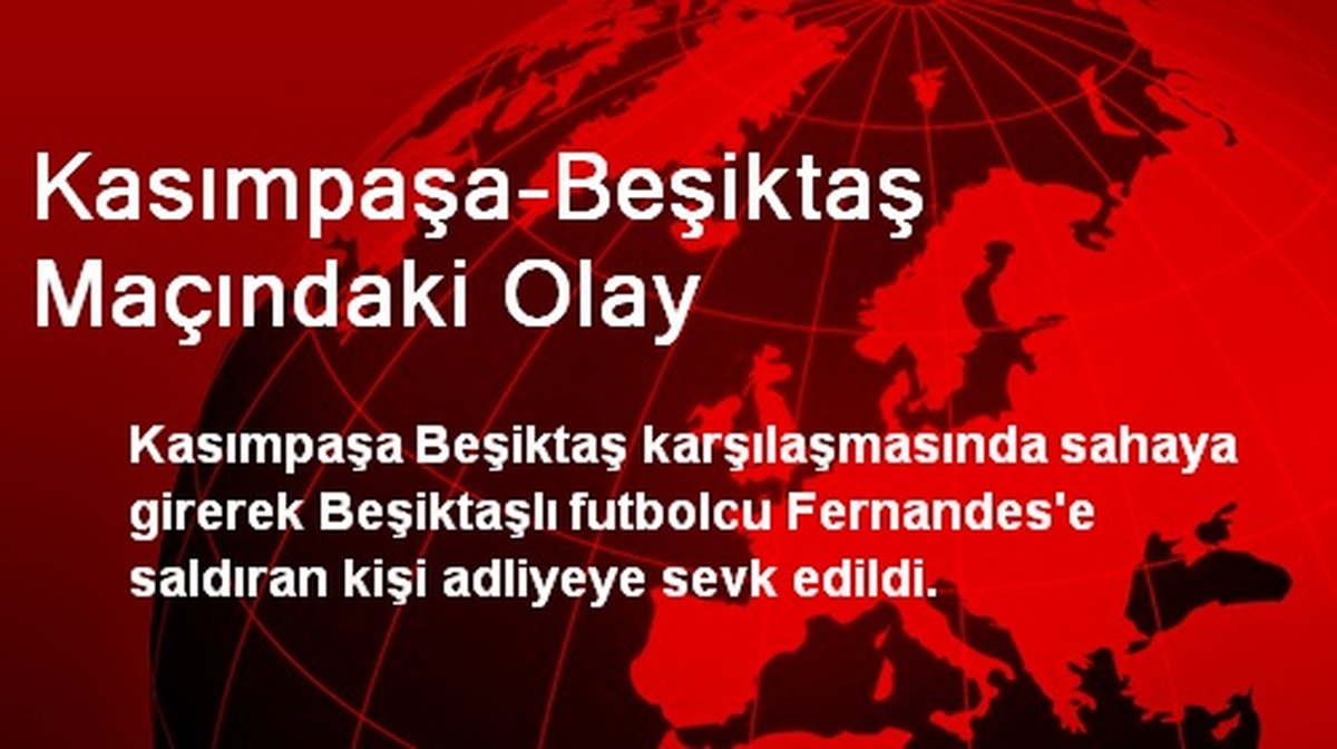 Fernandes\'e Saldıran Taraftar Adliyeye Sevk Edildi