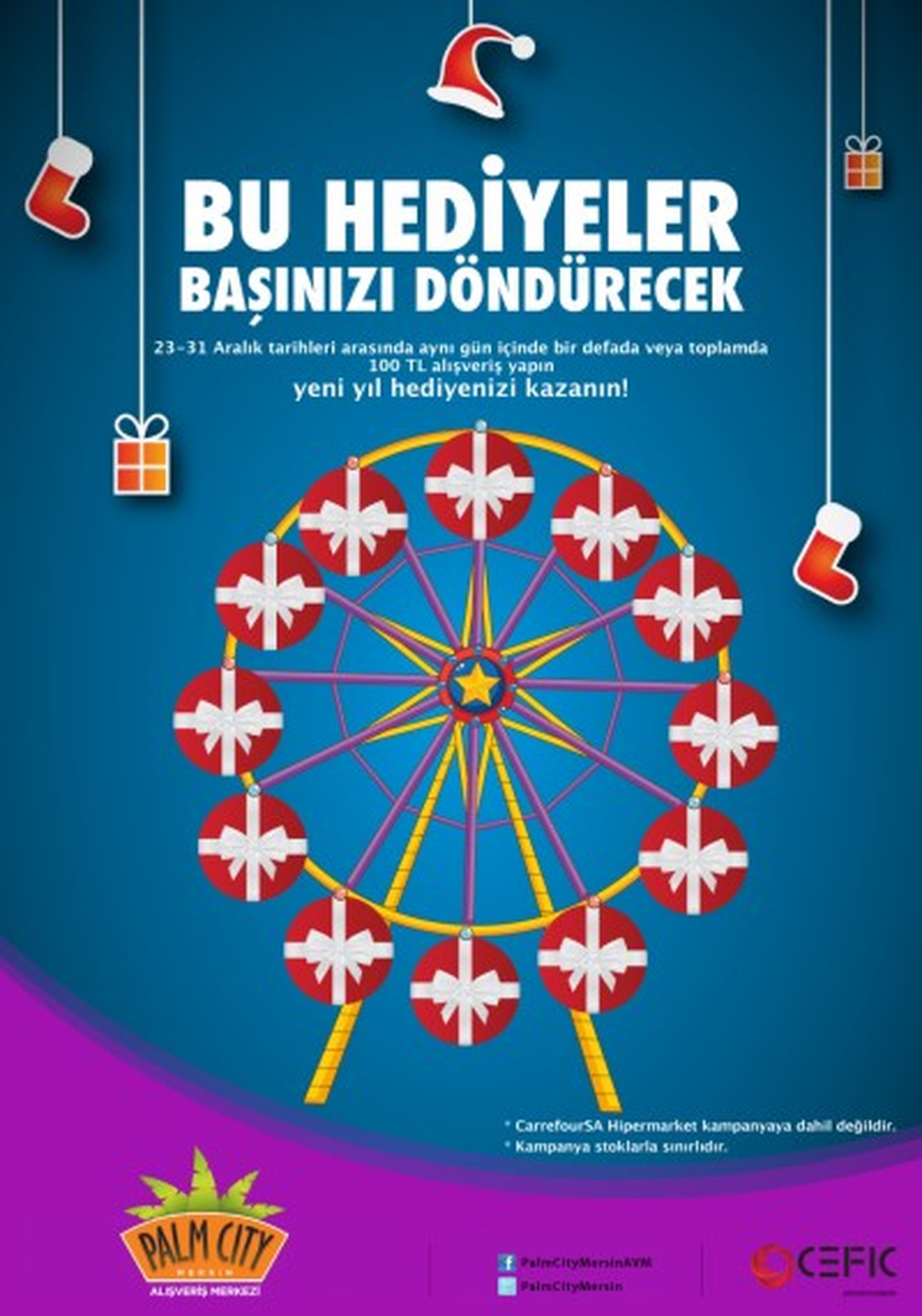 Palm City Mersin AVM\'den Yılbaşına Özel Sürprizler