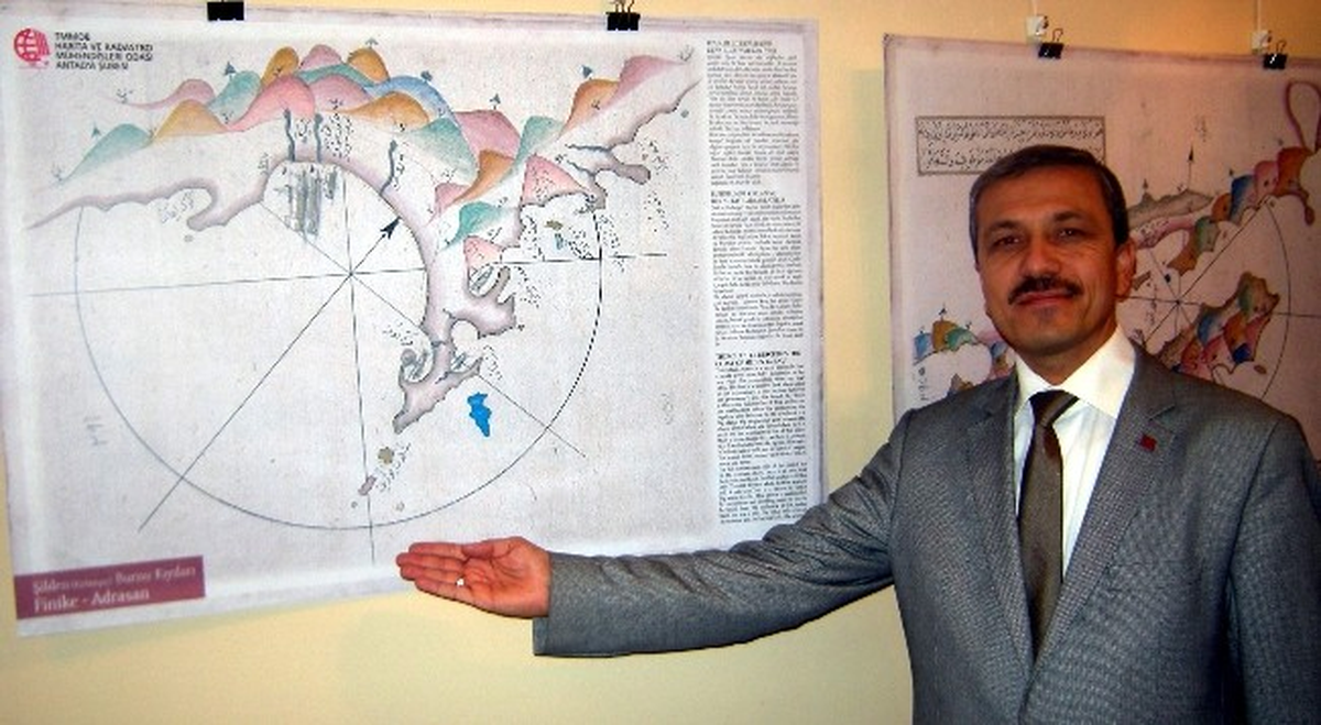 Piri Reis Dünya ve Antalya Haritaları 2013 Yılında Son Kez Sergileniyor