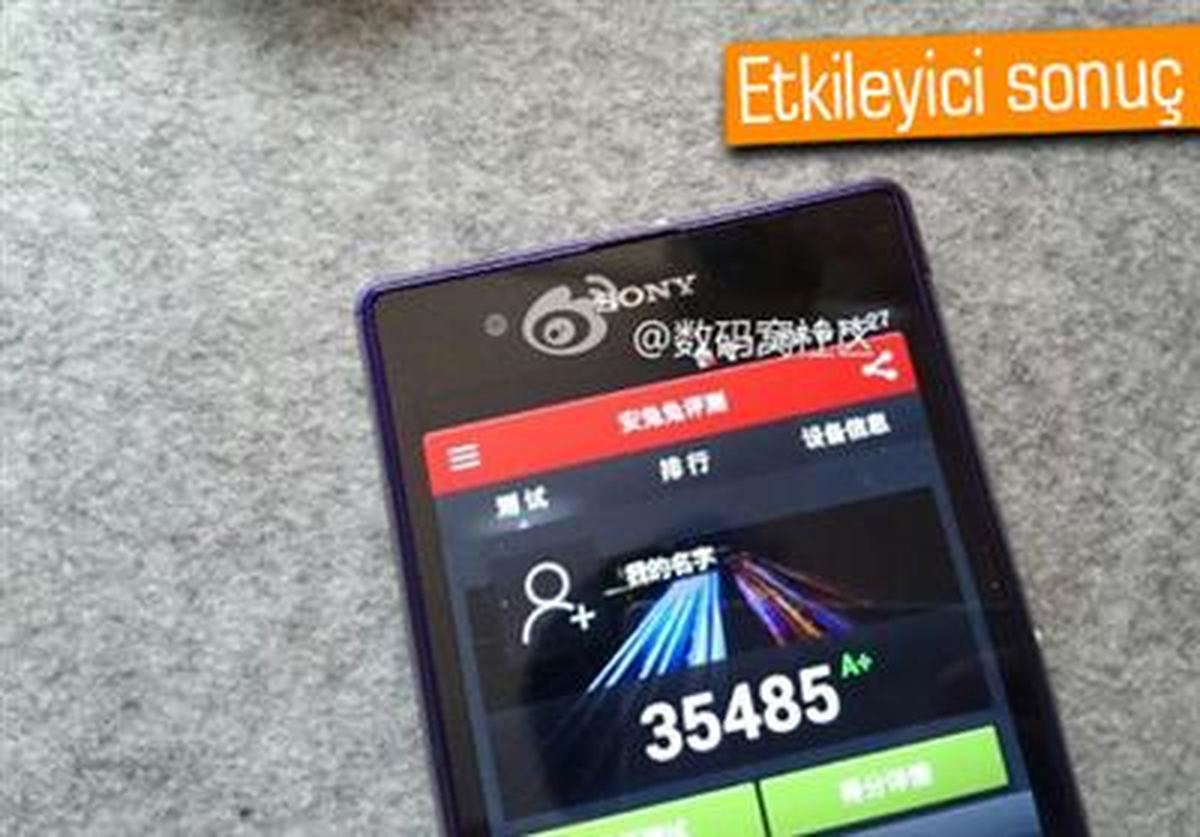 Sony Xperia Z1 Mini\'nin Antutu Puanları Yüksek