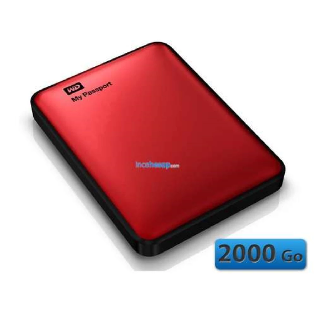 Western Digital 2 Tb 2.5" My Passport Usb3.0 Kırmızı Taşınabilir Disk (Wdby8l0020brd-Eesn)