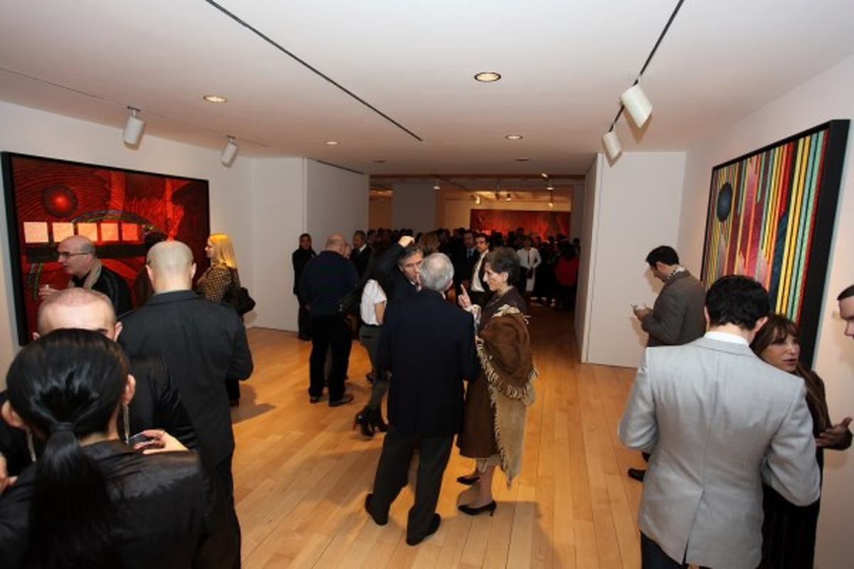 Ahmet Güneştekin\'in New York Sergisinde Resepsiyon