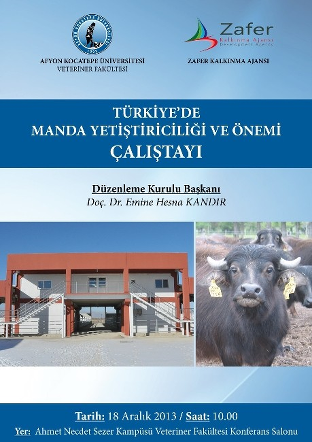 AKÜ\'de Manda Yetiştiriciliği ve Önemi Çalıştayı Düzenlenecek