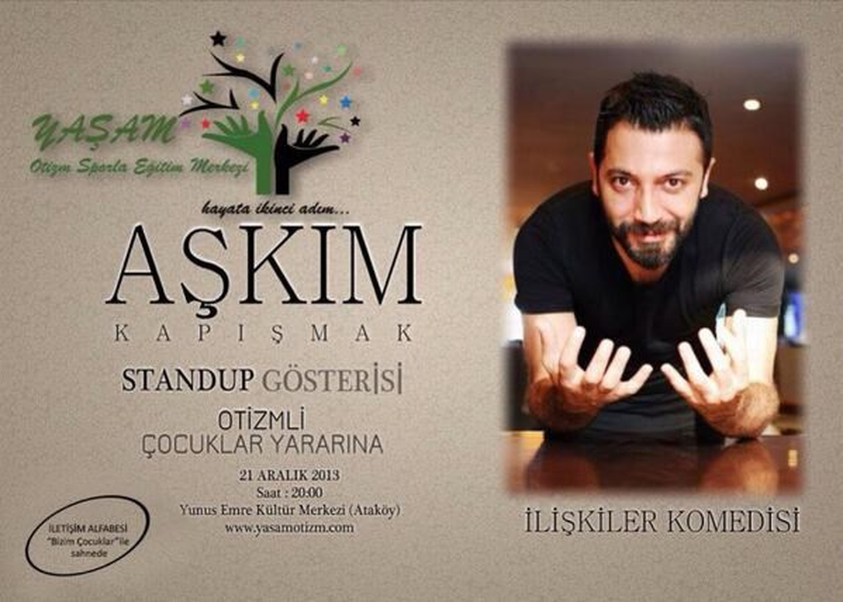 Aşkım Kapışmak\'tan Tek Kişilik Stand-Up Gösterisi