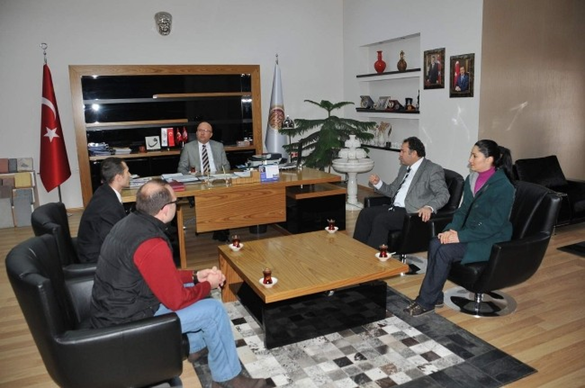 Başkan Çoban Ms Derneği Yönetim Kurulu Üyelerini Kabul Etti