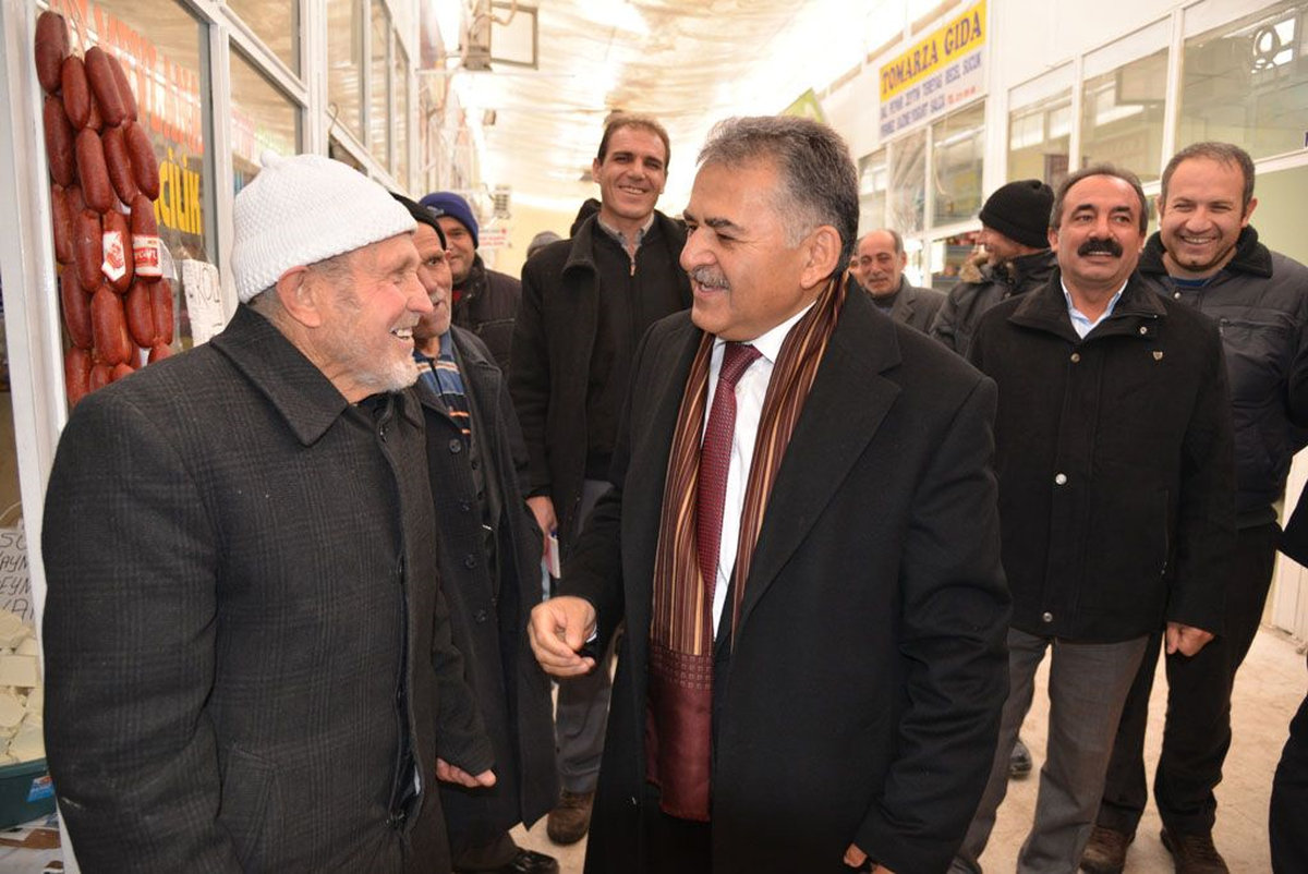 Büyükkılıç, Esnafı Ziyaret Etti