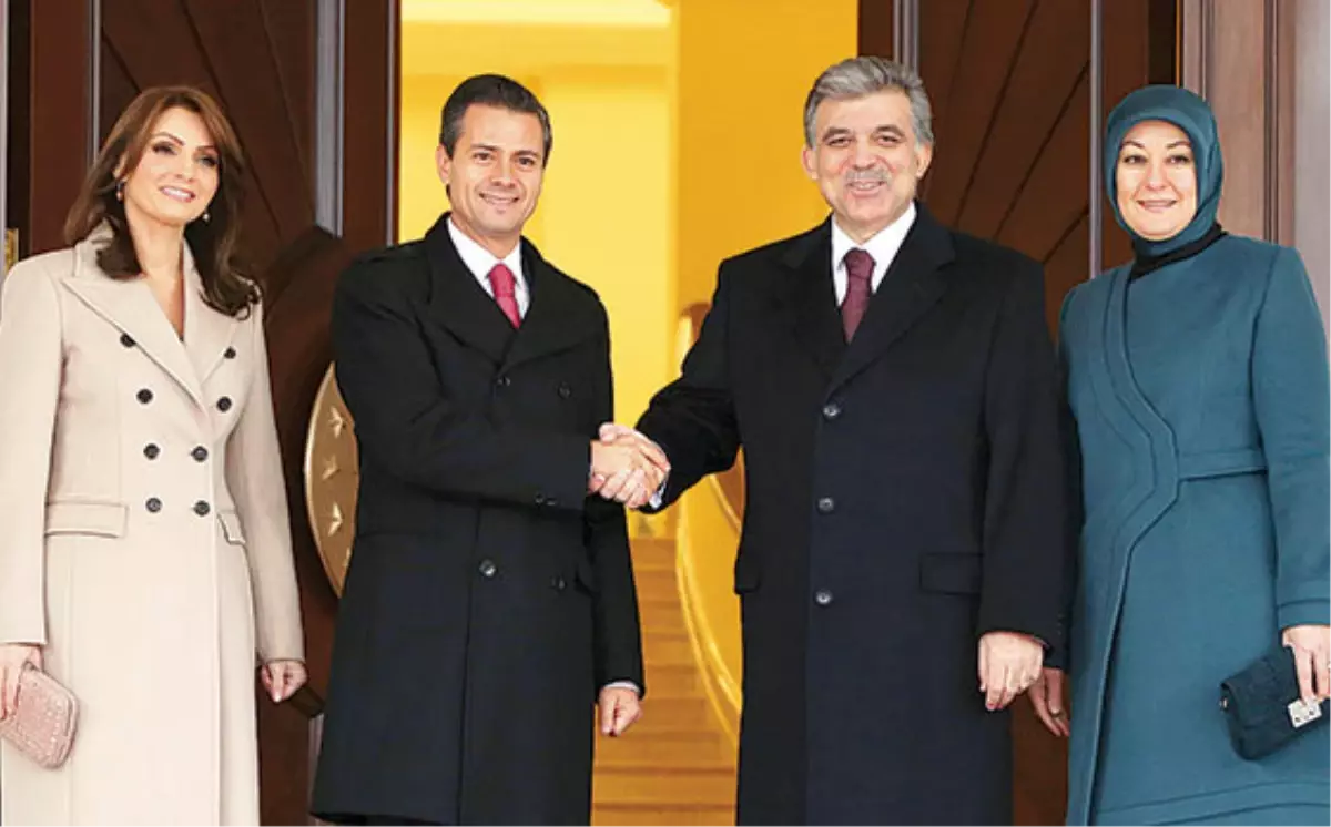 Cumhurbaşkanı Gül, Meksika Cumhurbaşkanı Nieto Onuruna Yemek Verdi