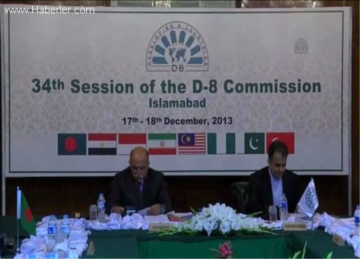 D-8 komisyon toplantıları Pakistan\'da başladı -