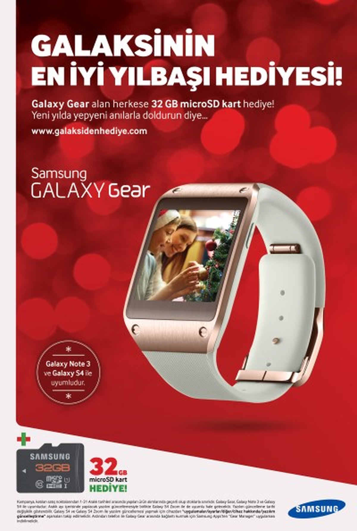 Galaxy Gear Yeni Yılınızı Kutluyor