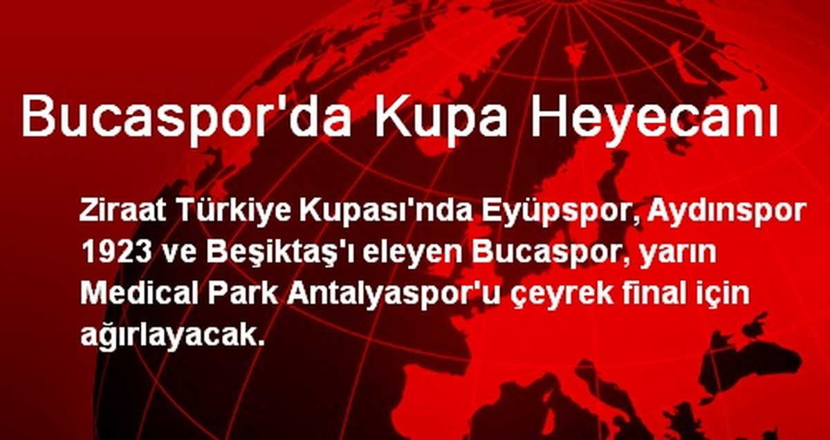 Bucaspor\'da Kupa Heyecanı
