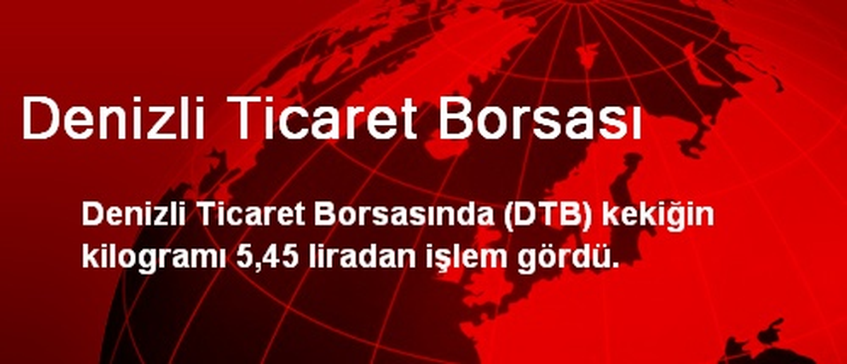 Denizli Ticaret Borsası