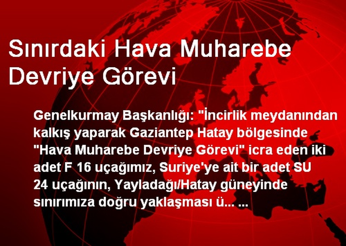Sınırdaki Hava Muharebe Devriye Görevi