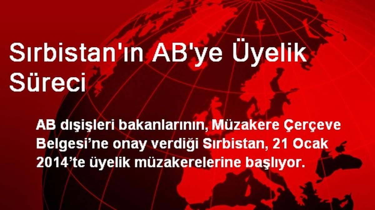 Sırbistan\'ın AB\'ye Üyelik Süreci