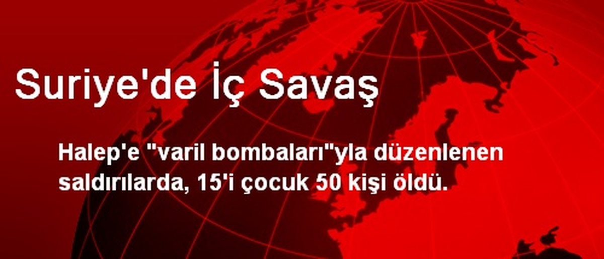 Suriye\'de İç Savaş