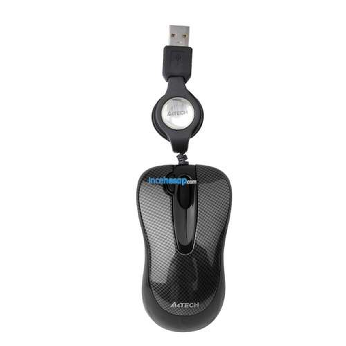 A4 Tech N-60f-2 Siyah Desenli Makaralı Mouse