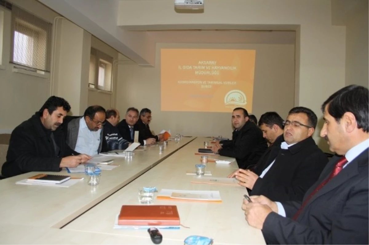 Aksaray\'da Tarımsal Yayım ve Danışmanlık Hizmetleri Toplandı